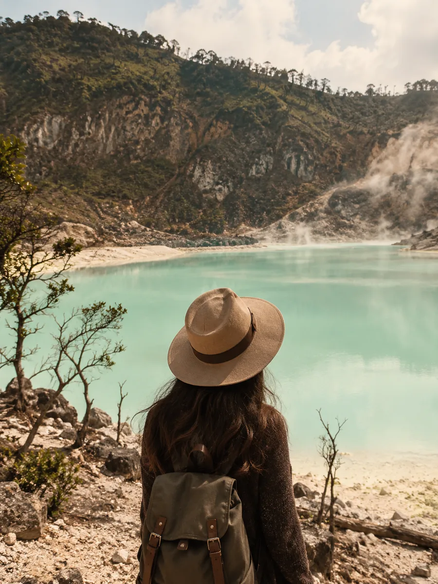 Vista de Kawah Putih